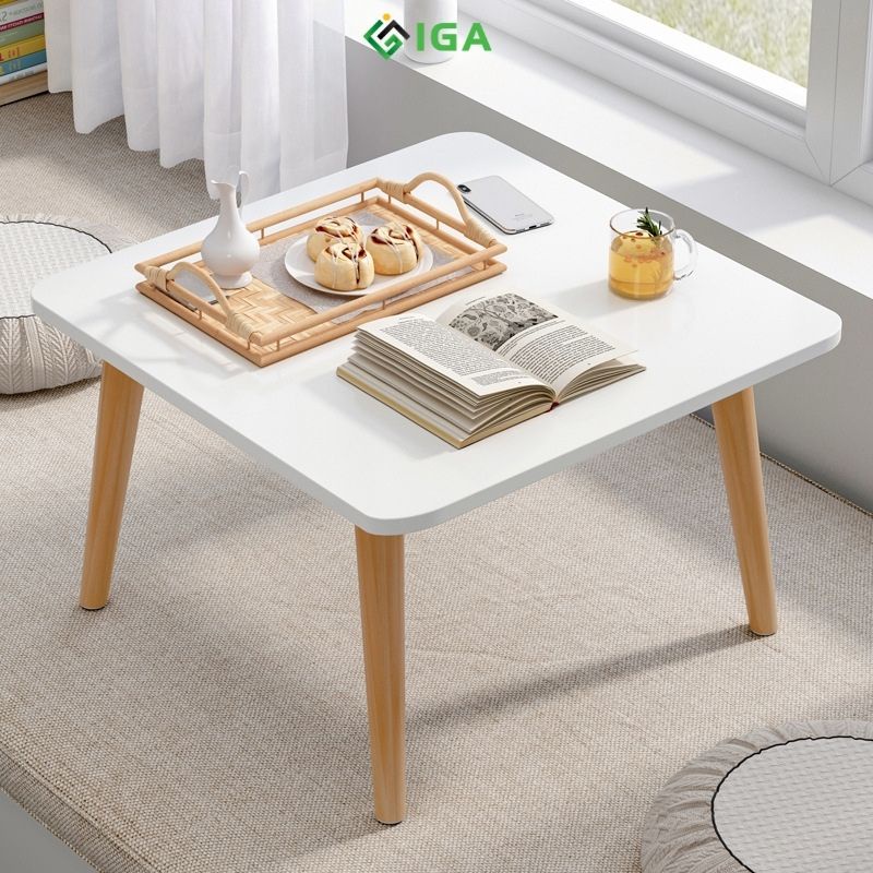 [HOẢ TỐC] Bàn Trà , Bàn Cafe Hình Vuông 4 Cạnh Bo Tròn An Toàn Khi Va Đập thương hiệu igea - gp75