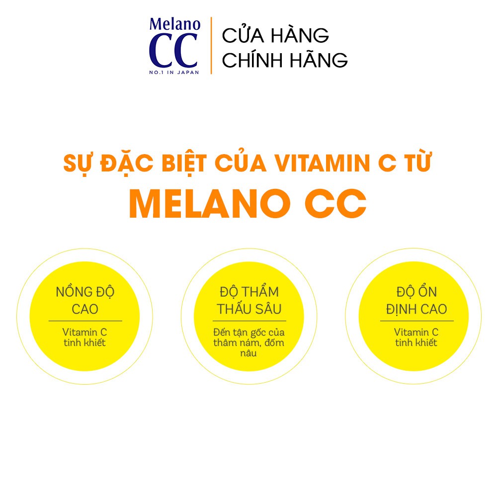 Tinh chất dưỡng trắng da chống thâm nám Melano CC Whitening Essence 20ml #4