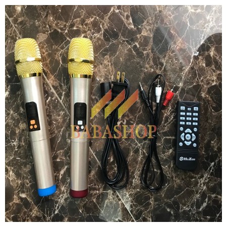 [ THANH LÝ XẢ KHO ] Loa kéo di động Hoxen LE-40 bass 40 công suất lớn âm thanh hay + Tặng kem 2 micro