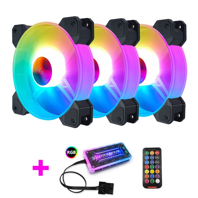 COMBO 3 Fan Coolmon Y1 kèm Hub và Remote #5