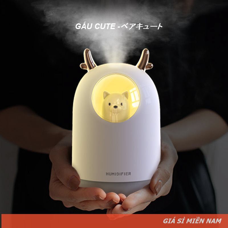 Máy Phun Sương Khuếch Tán Hơi Nước Gấu CUTE - Phun Sương Tạo Độ Ẩm #7