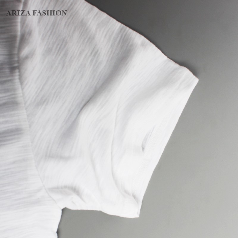 Áo Thun Cộc Tay Nam Ariza Vải Cotton Xược Mềm Thoáng Mát Hút Mồ Hôi Cực Tốt #8