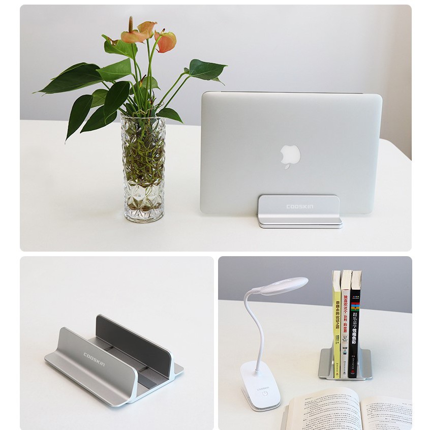 Giá đỡ cho Macbook, Ipad, latop dạng đứng nhôm nguyên khối #8
