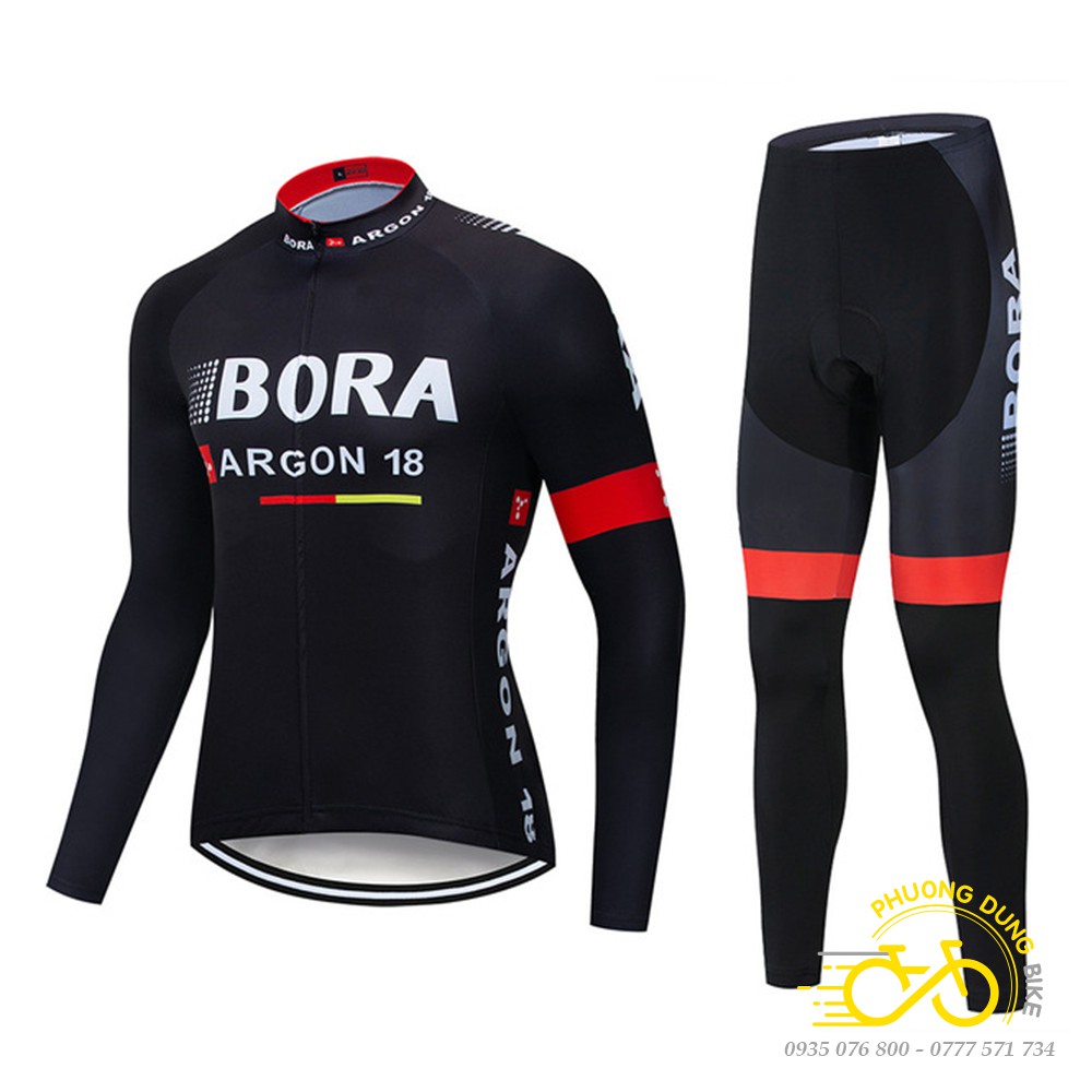 Bộ quần áo thể thao dài tay đi xe đạp BORA