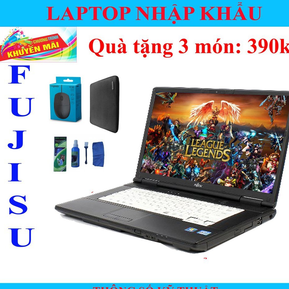 (Hàng nhập khẩu) Laptop nhập khẩu từ nhật bản chuyên game online, siêu bền, mượt #1