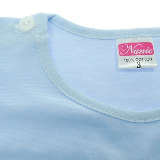 Hình ảnh Combo 10 áo cài vai tay dài màu Nanio