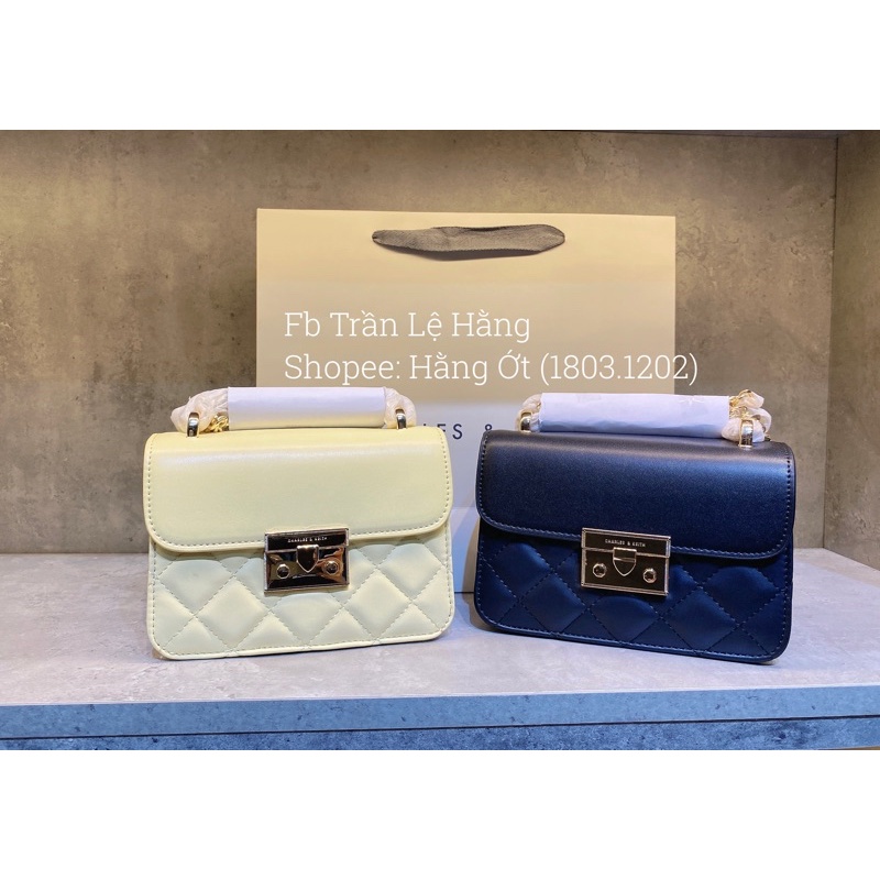 Túi Chữ CC Trám Ô Xuất xịn sz mini 18cm