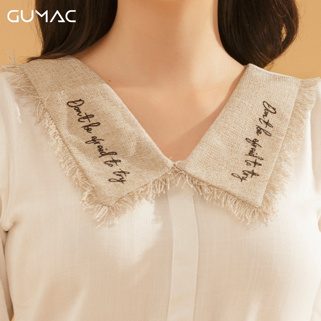 Áo thêu lá cổ AA751 GUMAC #7