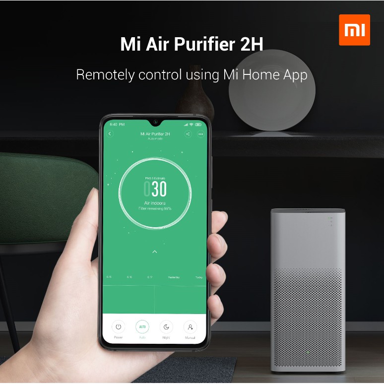 Máy Lọc Không Khí Xiaomi 2H Mi Air Purifier, diệt khuẩn, lọc siêu bụi 0.3μm 2,5 PM , khử mùi - Bảo hành 12 tháng #8