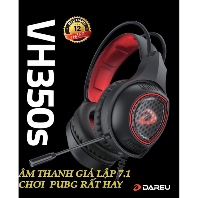Tai nghe Gaming Dareu VH350s Bảo hành Mai Hoàng 12 T #3