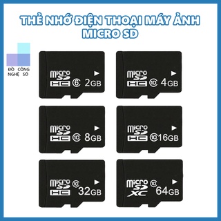Hình ảnh Thẻ nhớ MicroSD Class 10 Tốc độ cao (Đen) 2GB/4GB/8GB/16GB/32GB/64GB chính hãng