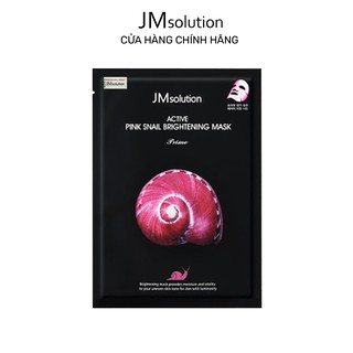 Hình ảnh Mặt nạ ốc sên hồng JMSolution Active Pink Snail Brightening Mask trẻ hóa da 30ml