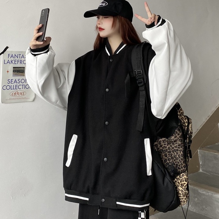 Áo khoác nỉ bomber chống nắng