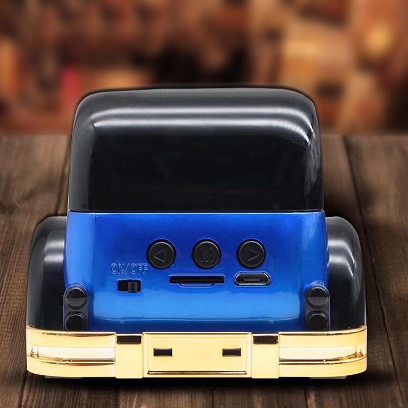 Loa Bluetooth M8, Thiết Kế Kiểu Dáng Hình Ôtô Sang Trọng Cổ Điển, Âm Thanh Vòm 3D Sống Động Trung Thực, Công Suất 6W #8