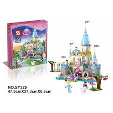 Lắp ráp xếp hình Lego Disney Princess 41055 Lepin 25006 Lele 79279 Sheng Yuan SY325 Lâu Đài Của Lọ Lem