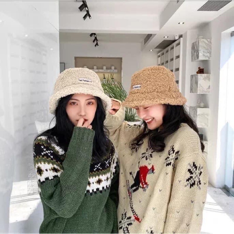 [Mã 2611THTRANG100K hoàn 10% xu đơn 99K] Mũ lông cừu, siêu ấm, thời trang (tuyển sỉ, ctv toàn quốc)