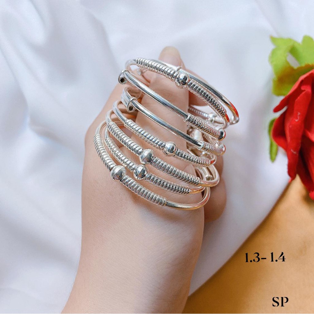 FREE SHIP VÒNG TAY CHO BÉ BẠC TA XOẮN GIÁ TỐT