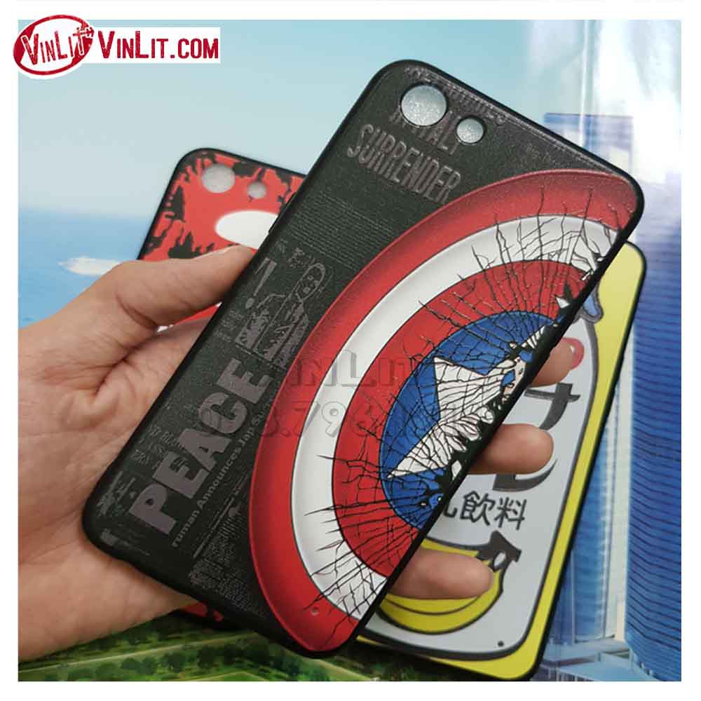 Op lung Oppo A83 – A831826033 Ốp lưng viền dẻo silicon hình superman