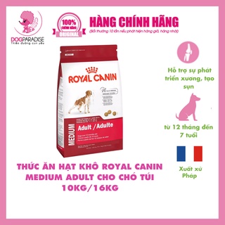 Hình ảnh Thức ăn hạt khô cao cấp Royal Canin Medium Adult cung cấp năng lượng dành cho chó trưởng thành 10kg/16kg- Dog Paradise