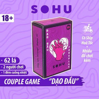 Hình ảnh Bộ bài drinking game Dạo Đầu SOHU cho cặp đôi hẹn hò 62 lá