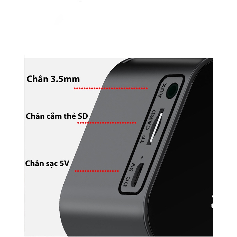 Hình ảnh Loa Đồng Hồ Led G10 để bàn mặt gương có báo thức kèm loa Bluetooth - Bảo hành 12 tháng #5
