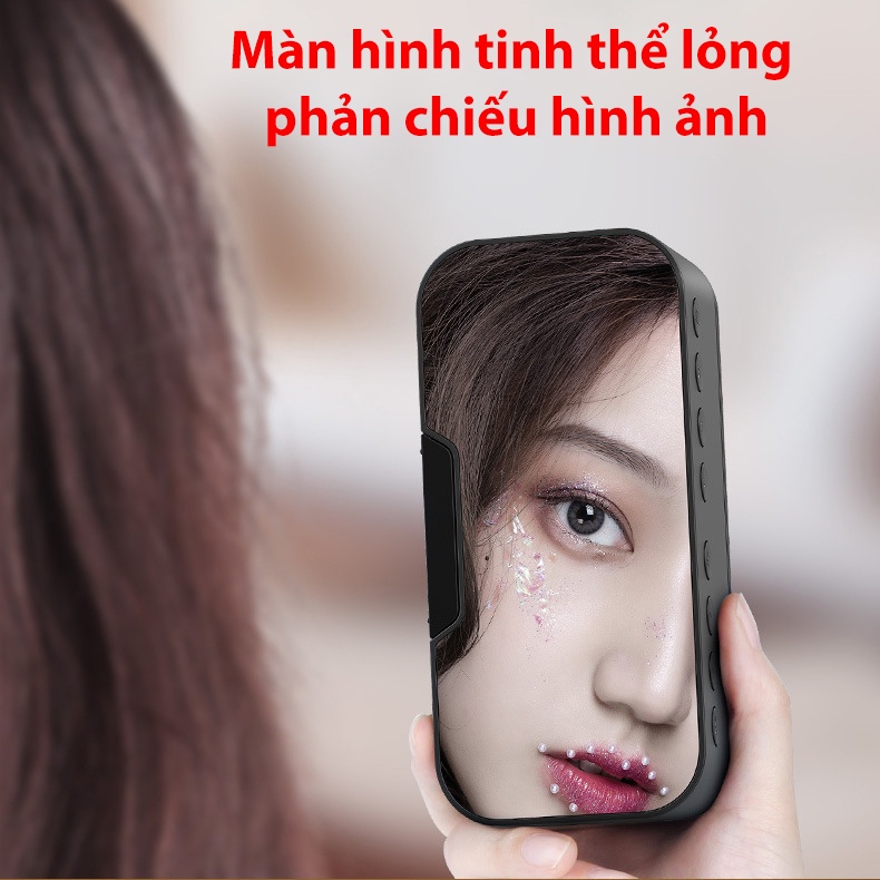 Hình ảnh Loa Đồng Hồ Led G10 để bàn mặt gương có báo thức kèm loa Bluetooth - Bảo hành 12 tháng #6