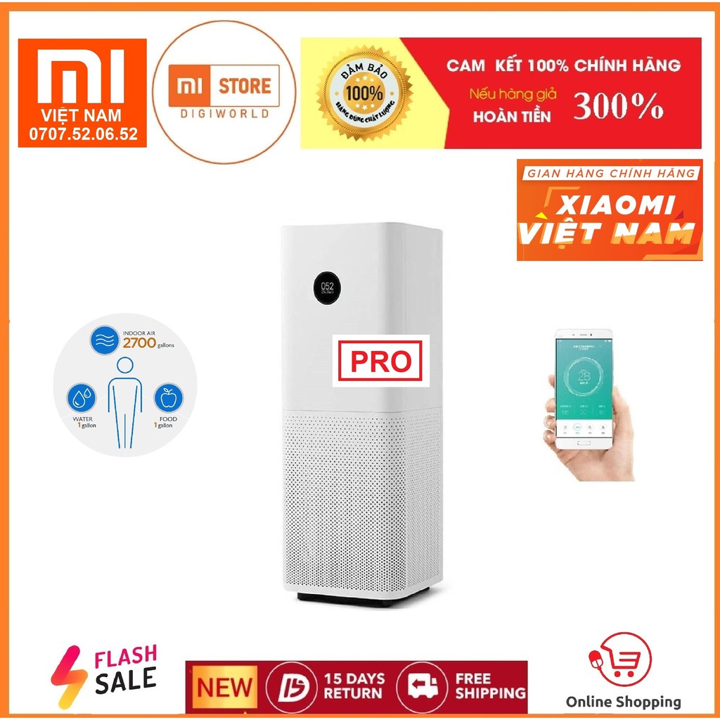 Máy Lọc Không Khí Xiaomi PRO Mi Air Purifier Bản Quốc Tế - Bảo hành 12 tháng chính hãng Digiworld #8