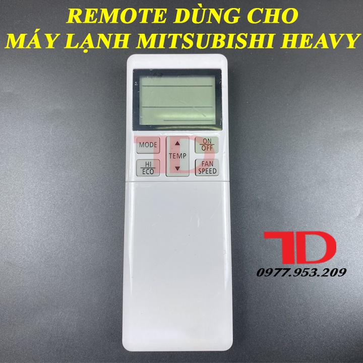 Remote máy lạnh, điều khiển dành cho điều hoà Mitsubishi heavy Điện Lạnh Thuận Dung