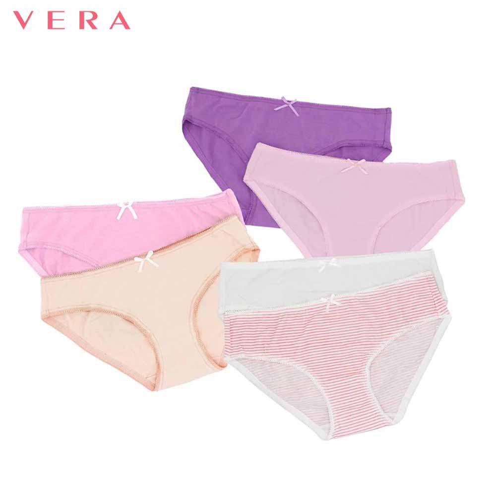 Combo 06 quần lót nữ cotton có họa tiết VERA 8397 #3