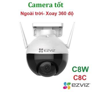 Hình ảnh Camera WiFi Ezviz C8C 1080P 2MP / C8W 4MP 2K / C8PF Mắt kép IP Ngoài trời , Xoay 360 độ