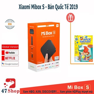 Hình ảnh Android Tivi Box Xiaomi Mibox S 4K 2019 Bản Quốc Tế Tiếng Việt tìm kiếm giọng nói - phân phối chính hãng chính hãng