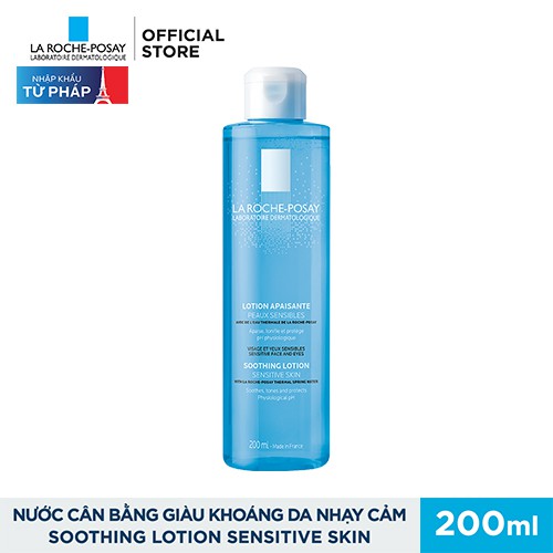 Bộ sản phẩm nước cân bằng giàu khoáng dành cho da nhạy cảm La Roche-Posay Soothing Lotion Sensitive Skin #4