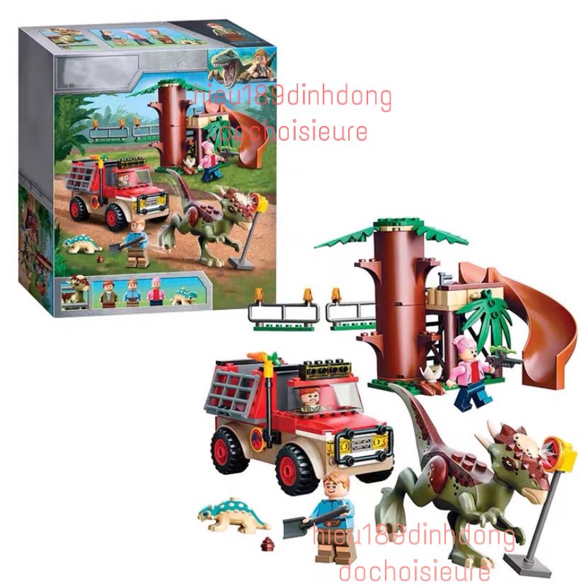 Lắp ráp xếp hình Jurassic World Dinosaur bảo tàng xương khủng long 76939 60131