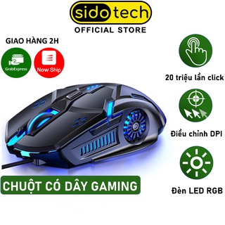 Hình ảnh Chuột gaming máy tính có dây game thủ SIDOTECH YINDIAO G5 3200DPI / Chế độ LED 7 màu / 6 nút bấm - Hàng Chính Hãng