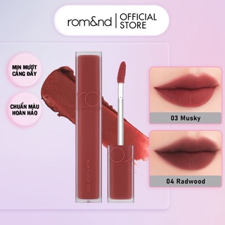 Hình ảnh [Rom&nd] Son kem siêu lì, cho đôi môi mịn mượt Hàn Quốc Romand Blur Fudge Tint 5g