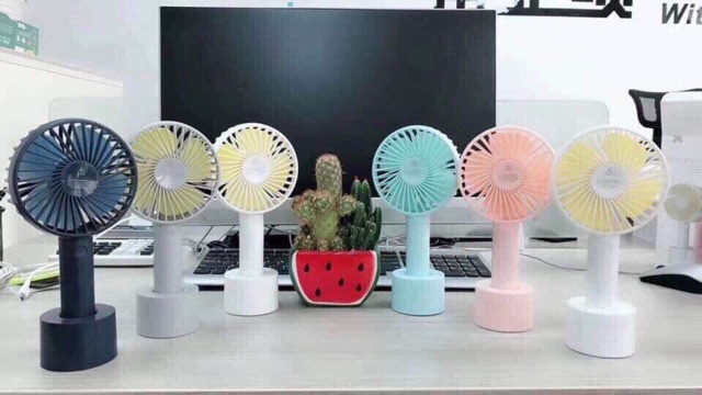 QUẠT MINI CẦM TAY TÍCH ĐIỆN #1