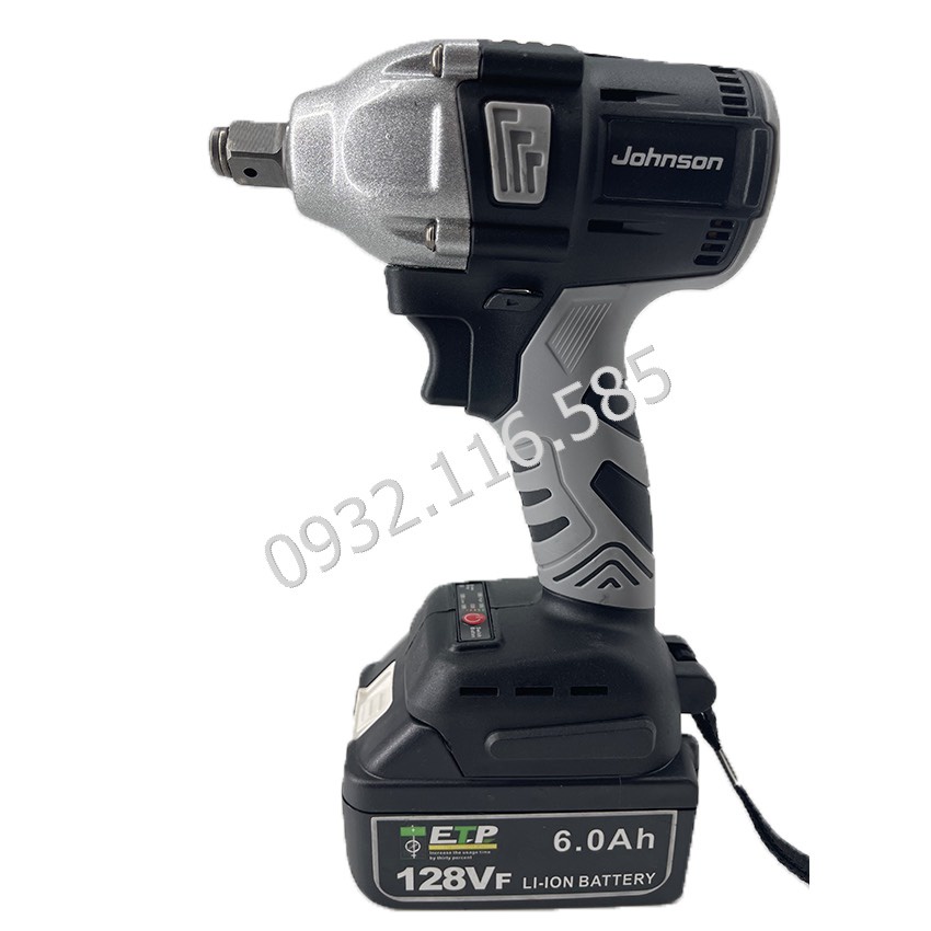 [HOT] Máy Siết Bulong JOHNSON, KENTO 128V Không Chổi Than Pin 10 Cell, 3 CHỨC NĂNG KHOAN, SIẾT BULONG, BẮN VÍT BH 1-1