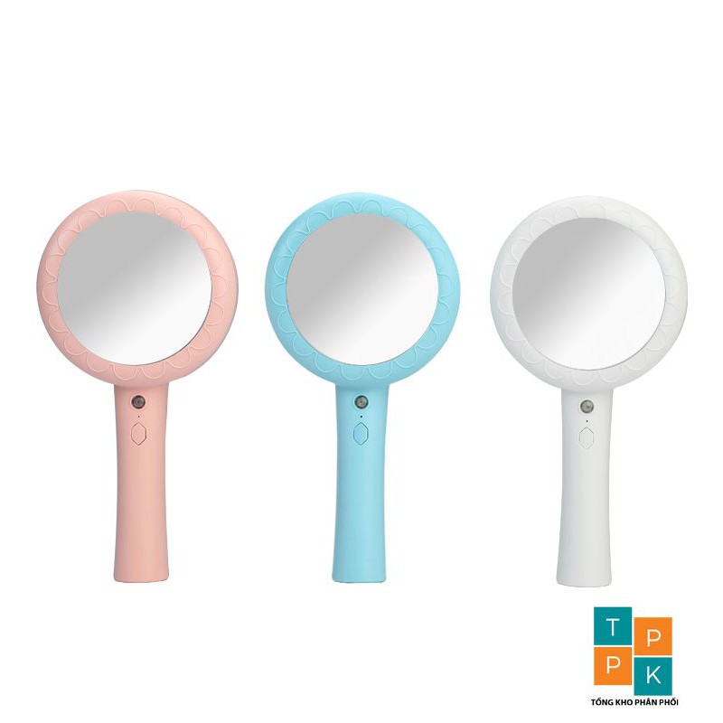 Quạt Cầm Tay Mini 3 Cấp Độ Kèm Theo Gương Trang Điểm 2:1 – Pin Trâu Đến 8h Sử Dụng Liên Tục #4