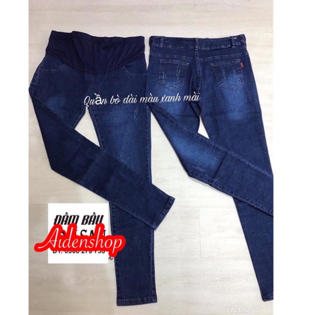 Quần bò bầu công sở Aidenshop Quần bầu đẹp