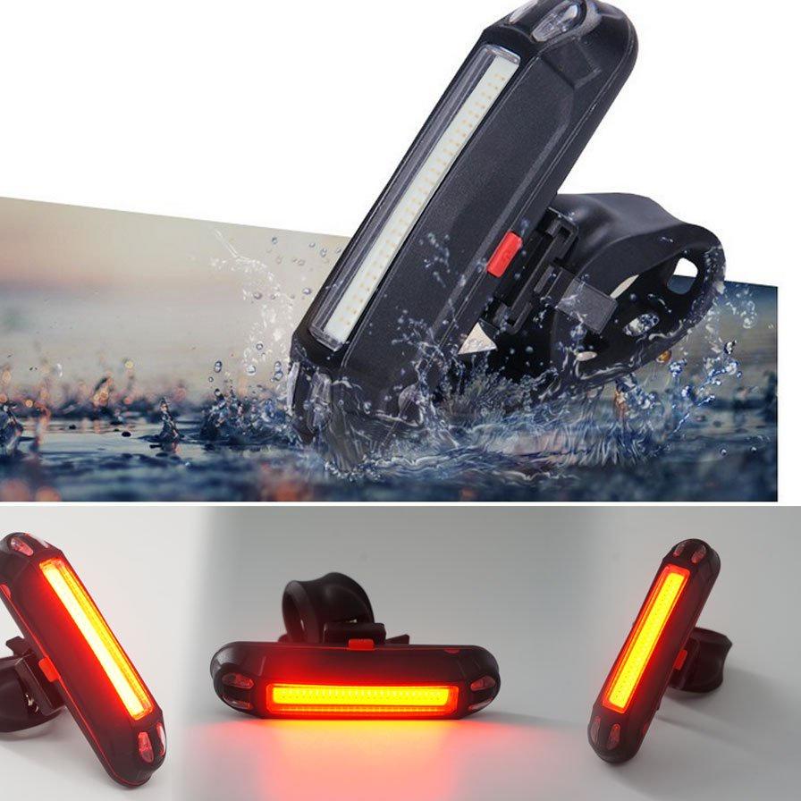 Hình ảnh Đèn LED USB Qzk7w Chống Thấm Nước 2028 100 Gắn Phía Trước / Sau Xe Đạp #1