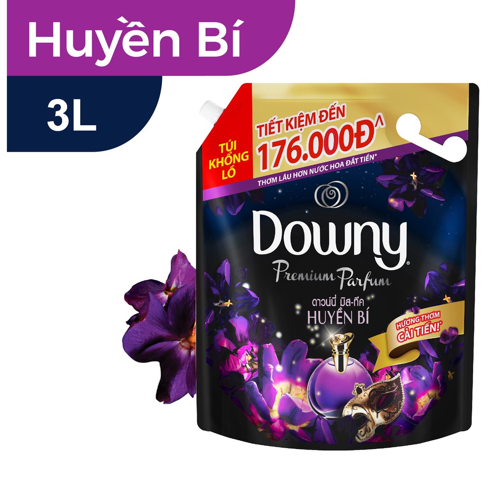 Nước xả vải Downy Hương Nước Hoa túi 3L (mới) #7