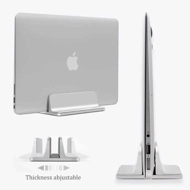 Giá đỡ cho Macbook, Ipad, latop dạng đứng nhôm nguyên khối #8