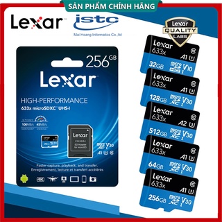 Hình ảnh Thẻ nhớ chính hãng LEXAR 32GB | 64GB | 128GB | 256GB Cao cấp, tốc độ đọc lên tới 100Mb/s - Bảo hành chính Hãng Mai Hoàng chính hãng