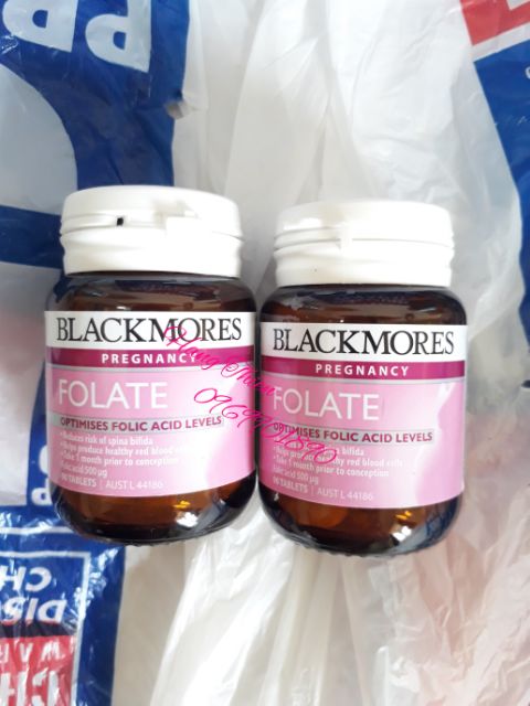 Blackmores Folate 500mcg bổ sung axit folic cho bà bầu_ 90 viên #6