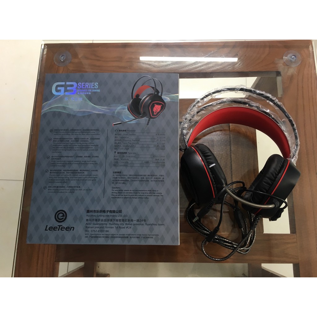 Tai nghe chuyên game LED LeeTeen G3 Có Mic #5