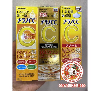 Hình ảnh Serum Tinh chất Dưỡng sáng da mờ thâm nám Rohto Melano CC Moisture Cream Nhật bản