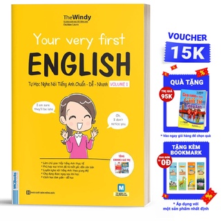 Hình ảnh Sách - Your Very First English - Tự Học Nghe Nói Tiếng Anh Chuẩn Dễ Nhanh Volume 1 - Học Kèm App Online