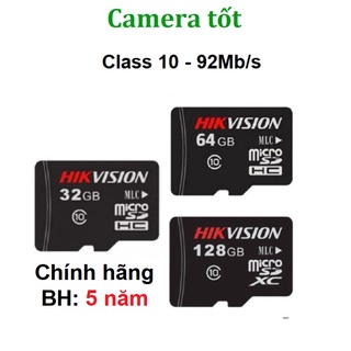 Hình ảnh [Mã ELMSSEP giảm 6% đơn 50K] Thẻ nhớ Hikvision 32GB 64GB 128GB Class 10 Tốc độ 92MB/s -Bảo hành 5 năm chính hãng