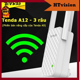 Hình ảnh Kích sóng wifi Tenda A12 Repeater wireless 3 râu-FEESHIP-Hãng thiết bị mạng danh tiếng thế giới