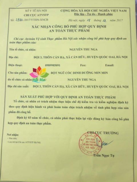 Ngũ cốc MIN MIN siêu lợi sữa, ngũ cốc bầu siêu mịn. #8